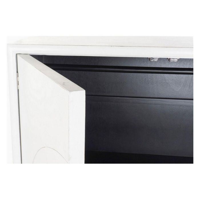Armario DKD Home Decor Blanco Dorado Metal Álamo 120 x 50 x 175 cm 1 Armario DKD Home Decor Blanco Dorado Metal Álamo 120 x 50 x 175 cm 1
