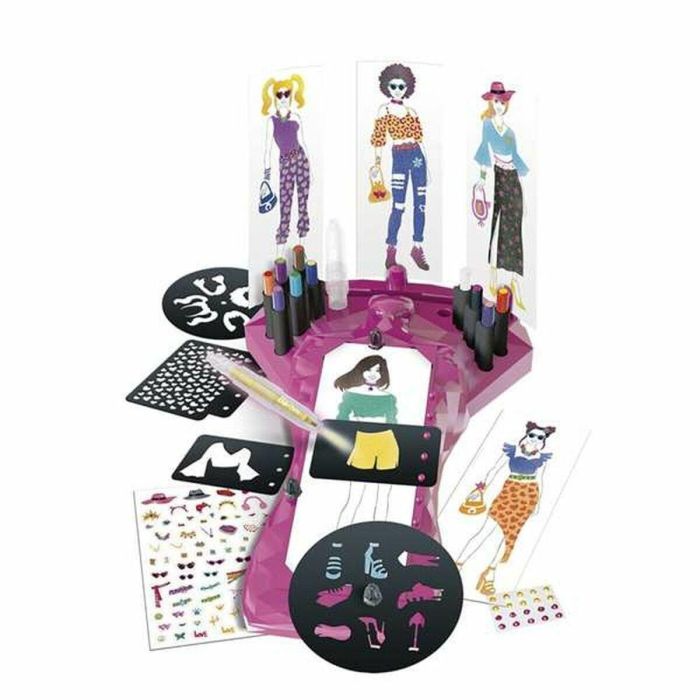 Blopens Estudio de Moda con Efecto Aerógrafo, Más de 1000 Diseños Posibles, Ideal para Niños a partir de 7 Años, 38x24x4 cm 1