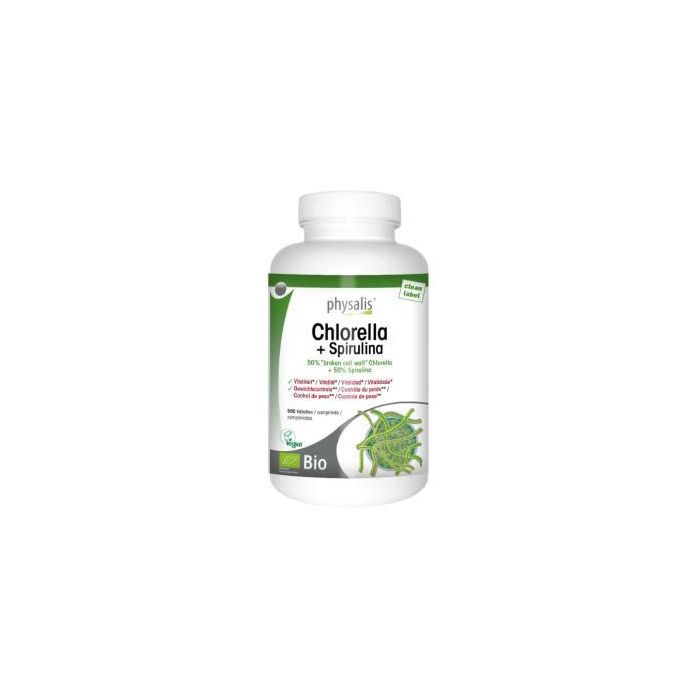 Chlorella+Spirulina 500Comp. Bio Chlorella+Spirulina 500Comp. Bio