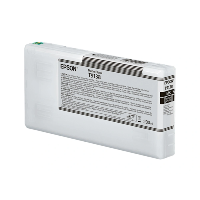 EPSON T9138 Matte Black Ink Cartridge (200ml) para SC-P5000 2 EPSON T9138 Matte Black Ink Cartridge (200ml) para SC-P5000 2