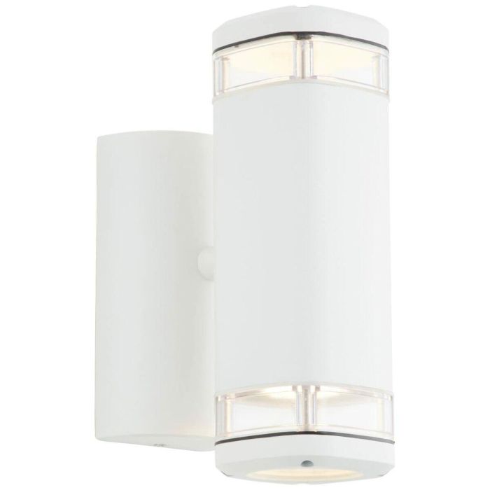 Brilliant BRI4004353346989 Aplique Exterior Jandy Blanco GU10 Max 2x18W, bombilla no incluida 6