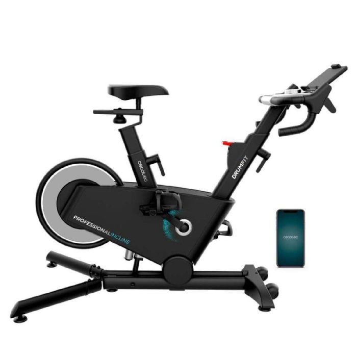Bicicleta Estática Cecotec DrumFit Indoor Professional Incline App 1