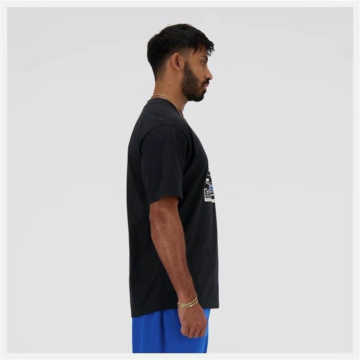 Camiseta de Manga Corta Hombre New Balance SPORT ESSENTIALS MT41593 Negro (L) 1 Camiseta de Manga Corta Hombre New Balance SPORT ESSENTIALS MT41593 Negro (L) 1
