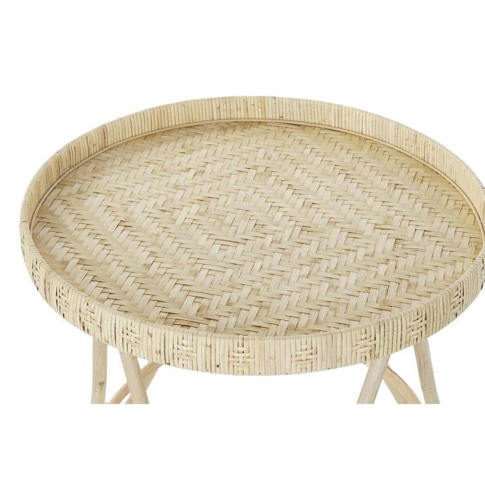 Mesita Auxiliar DKD Home Decor Marrón 60 x 60 x 52 cm 1 Mesita Auxiliar DKD Home Decor Marrón 60 x 60 x 52 cm 1
