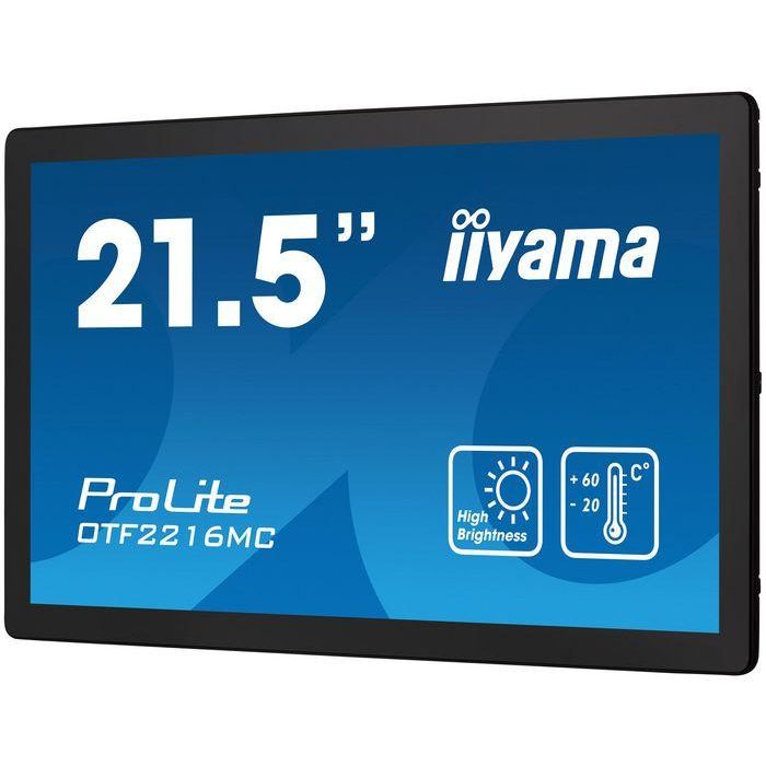 iiyama ProLite OTF2216MC-B1 pantalla para PC 39,6 cm (15.6") 1920 x 1080 Pixeles Full HD Pantalla táctil Negro 3 iiyama ProLite OTF2216MC-B1 pantalla para PC 39,6 cm (15.6") 1920 x 1080 Pixeles Full HD Pantalla táctil Negro 3