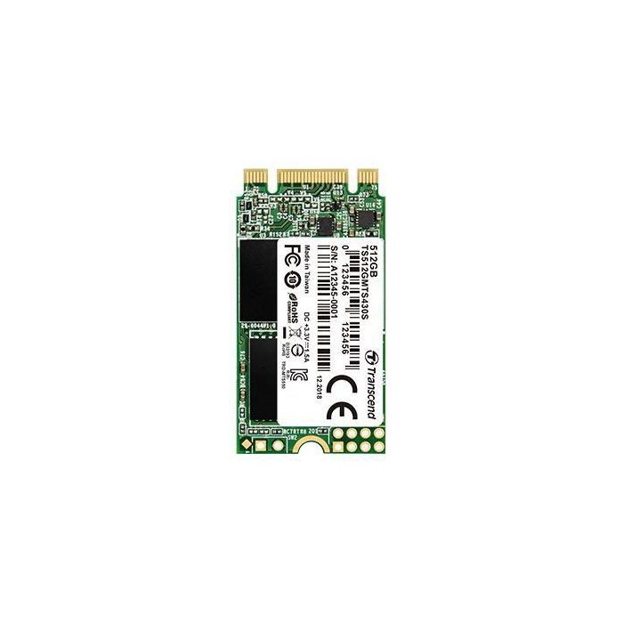 Transcend Transcend MTS430S, 512GB, M.2 SSD, SATA III 6Gb/s, 560/500MB/s Transcend Transcend MTS430S, 512GB, M.2 SSD, SATA III 6Gb/s, 560/500MB/s