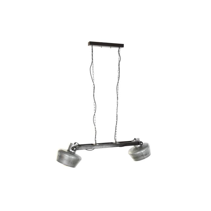 DKD Home Decor Lámpara de Techo Estilo Loft Gris Marrón Oscuro Hierro Mango 2 Focos 104 x 25 x 28 cm 2 DKD Home Decor Lámpara de Techo Estilo Loft Gris Marrón Oscuro Hierro Mango 2 Focos 104 x 25 x 28 cm 2