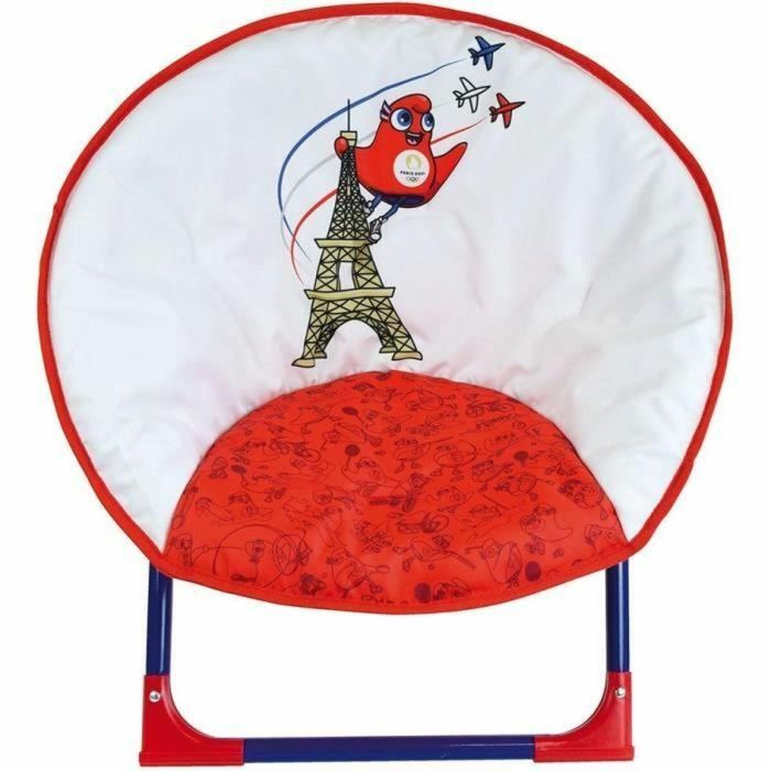 Fun House Asiento lunar plegable Juegos Olímpicos de París 2024 h.47 x l.54 x d.42 cm 2