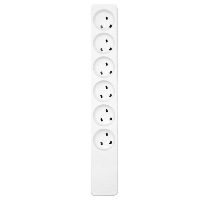 ProXtend Danish IT Power Strip 6-way White 1 ProXtend Danish IT Power Strip 6-way White 1
