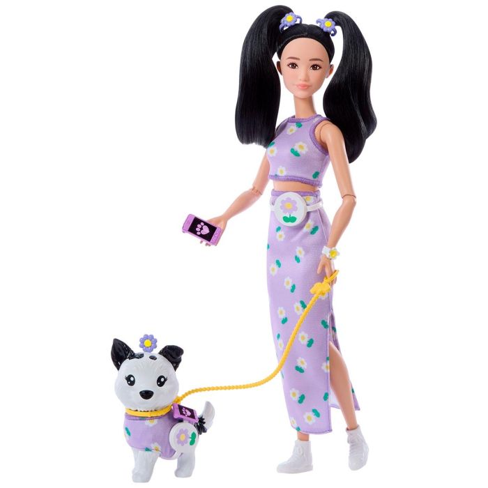 Barbie Twinning Looks Asiática Con Perro Jfp39 Mattel 0 Barbie Twinning Looks Asiática Con Perro Jfp39 Mattel 0