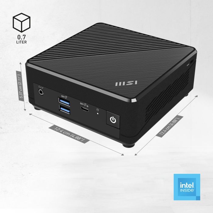 MSI Cubi N ADL-006DE Intel N200/4GB/128GB schwarz W11P 14 MSI Cubi N ADL-006DE Intel N200/4GB/128GB schwarz W11P 14