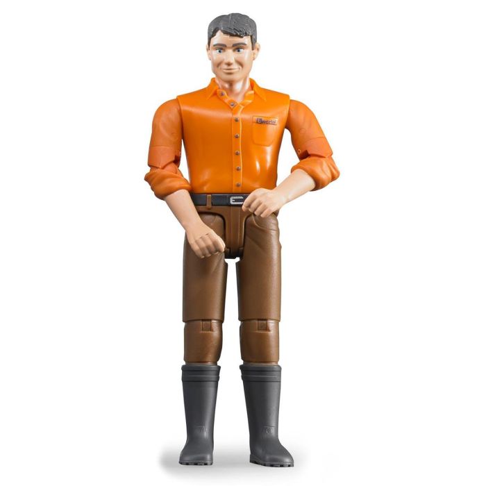 Figura Hombre Con Pantalón Marrón 60007 Bruder