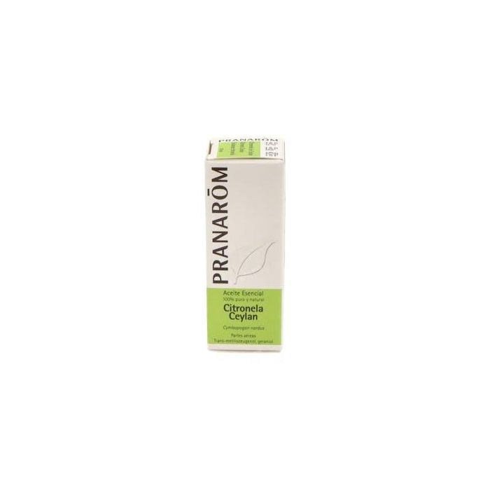 PRANAROM ACEITES Aceite Esencial de Citronela Ceylan 100% Puro y Natural 10ml