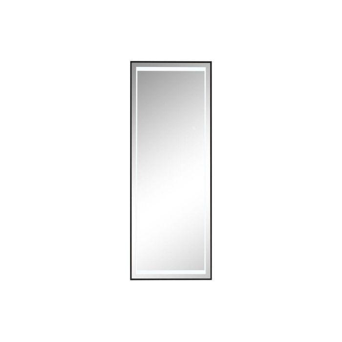 Espejo Vestidor Home ESPRIT Negro Aluminio 50 x 2 x 150 cm
