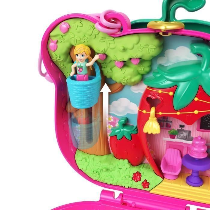 Caja Oso Fresa - Polly Pocket - Hrd35 - Caja Compacta Mini Muñeca Polly Pocket 5