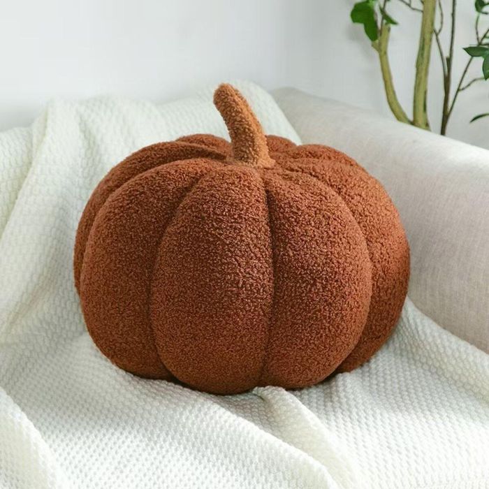 Cojín Versa Marrón Calabaza 20 x 10 x 20 cm 1 Cojín Versa Marrón Calabaza 20 x 10 x 20 cm 1