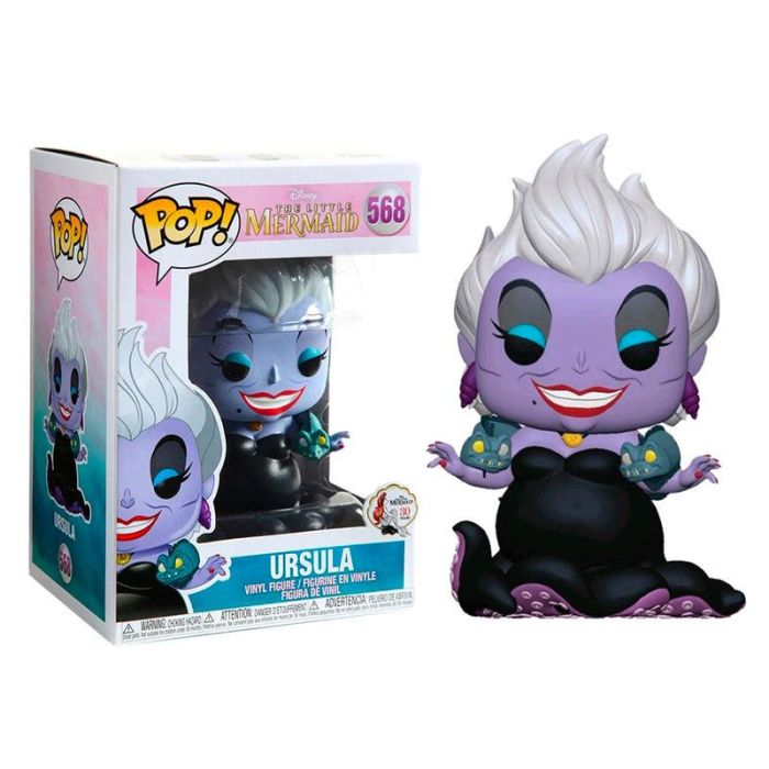 FUNKO Figura POP Disney La Sirenita Ursula with Eels - Vinilo 9cm 1 FUNKO Figura POP Disney La Sirenita Ursula with Eels - Vinilo 9cm 1