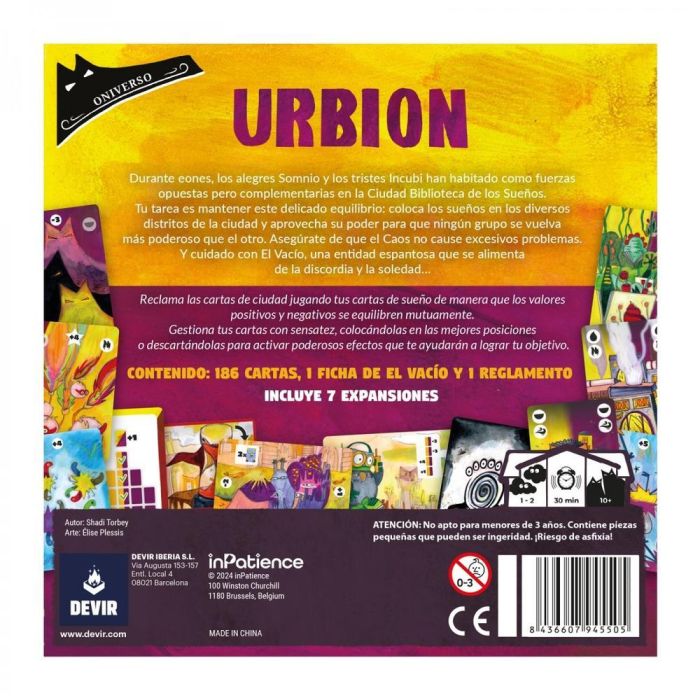 Juego Mesa Urbion 2 Juego Mesa Urbion 2