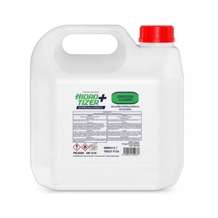 Hidrotizer Plus Gel Hidroalcohólico Para Dispensador Garrafa Tipo A 5 L Hidrotizer Plus Gel Hidroalcohólico Para Dispensador Garrafa Tipo A 5 L