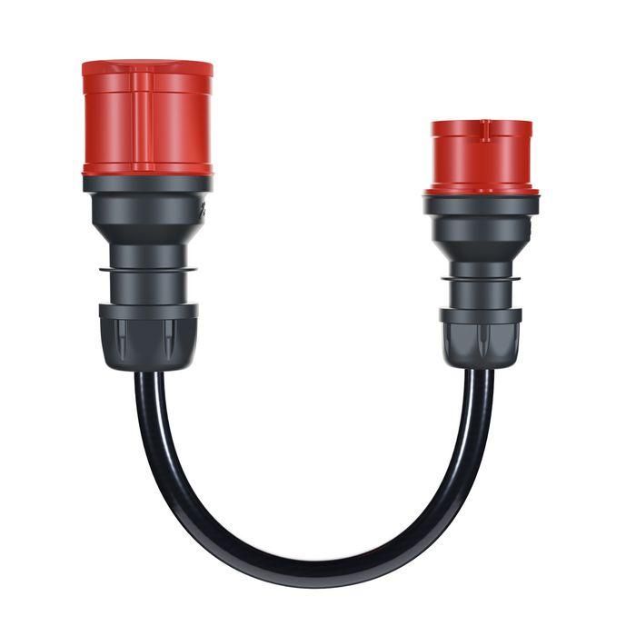 go-e Gemini flex 22 kW Set Adaptador para Cargador Eléctrico con Enchufes Doméstico, CEE Azul y CEE Rojo 16A 2