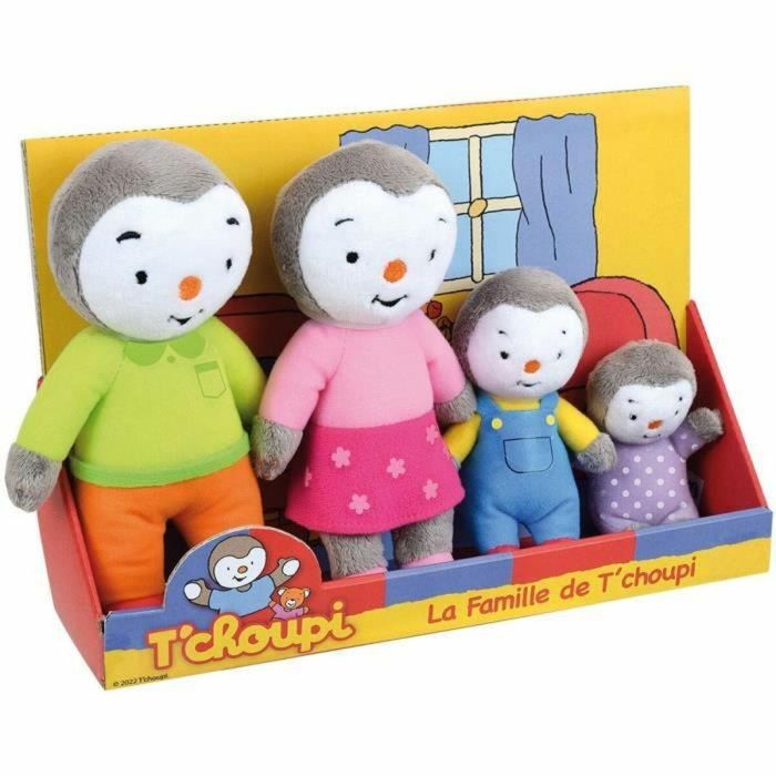 Jemini AUC3298060242295 Peluche T'Choupi Family Box 4 +/- 19 cm 1 Jemini AUC3298060242295 Peluche T'Choupi Family Box 4 +/- 19 cm 1