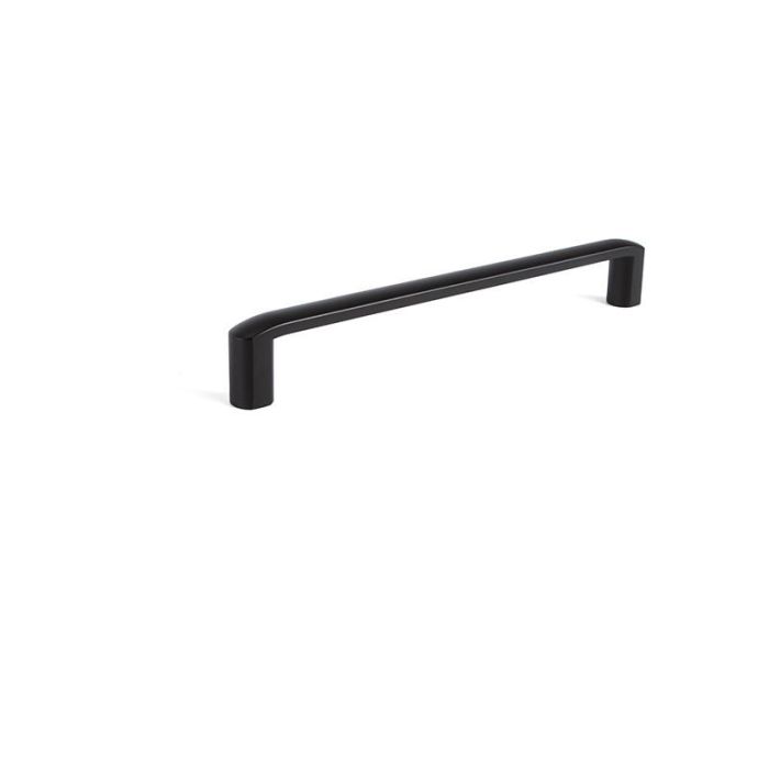 Viefe Tirador Modelo Roma Negro Mate 192 mm Distancia Entre Tornillos para Muebles Cocina y Baño en Zamak Diseño Minimalista Viefe Tirador Modelo Roma Negro Mate 192 mm Distancia Entre Tornillos para Muebles Cocina y Baño en Zamak Diseño Minimalista