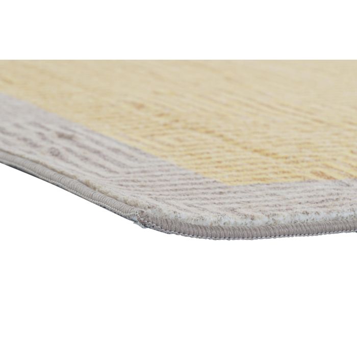 DKD Home Decor Alfombra Urban de Poliéster Amarillo 230x160 cm con 0.7 cm de Grosor y 600 gsm 3 DKD Home Decor Alfombra Urban de Poliéster Amarillo 230x160 cm con 0.7 cm de Grosor y 600 gsm 3