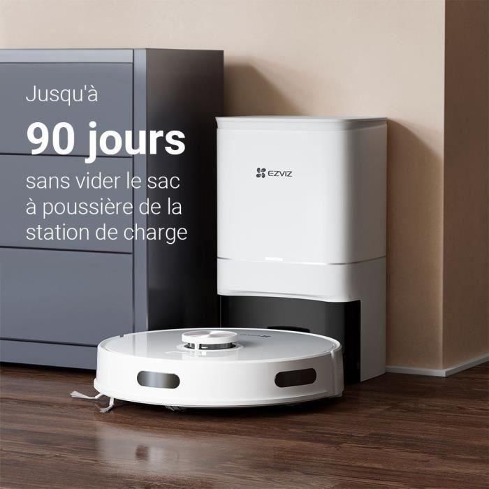 EZVIZ RE5 Plus - Robot aspirador con vaciado automático - Navegación LiDAR - Detección de obstáculos - 4000 Pa 2 EZVIZ RE5 Plus - Robot aspirador con vaciado automático - Navegación LiDAR - Detección de obstáculos - 4000 Pa 2