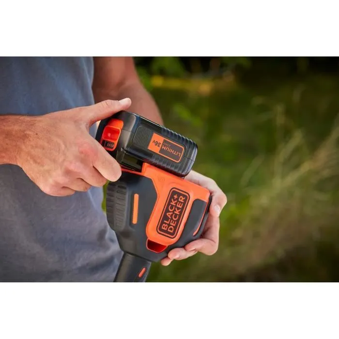 Black + Decker Recortadora de hilo BCSTE636L1-QW 33cm Inalámbrico Litio 36V POWERCOMMAND 2.5Ah 4 Black + Decker Recortadora de hilo BCSTE636L1-QW 33cm Inalámbrico Litio 36V POWERCOMMAND 2.5Ah 4