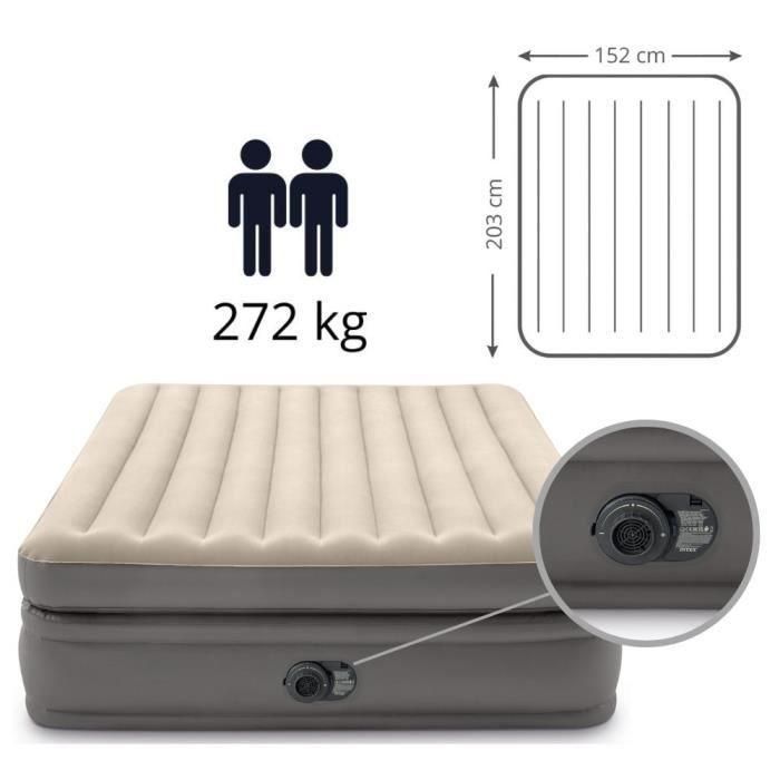 Cama Hinchable Intex Queen Prime Comfort Elevated 152 x 51 x 203 cm 1 Cama Hinchable Intex Queen Prime Comfort Elevated 152 x 51 x 203 cm 1