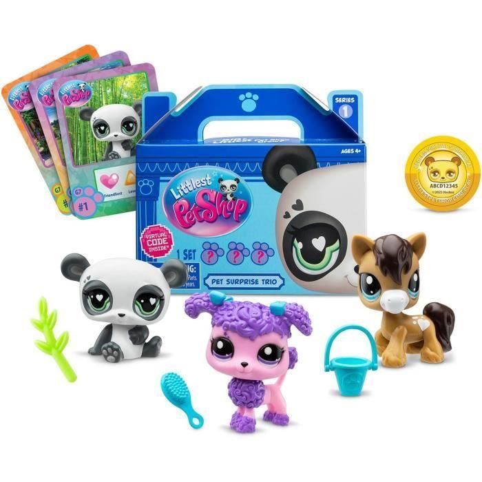 BANDAI - Littlest Pet Shop - 3 Mascotas Sorpresa - Animalitos para coleccionar - BF00568