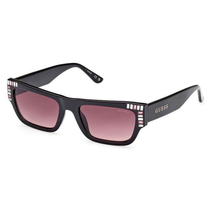 Guess Gafas GU7902 01T Gafas de Sol Mujer Rectangulares Negras Burdeos Degradado 140 mm 8