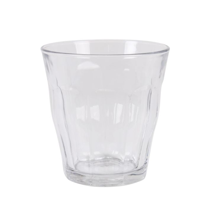 Duralex Set 4 Vasos Picardie Transparente 310 cc - Colección Picardie de Duralex, Vidrio Templado Resistente al Choque Térmico y Mecánico (12 Cajas) 4