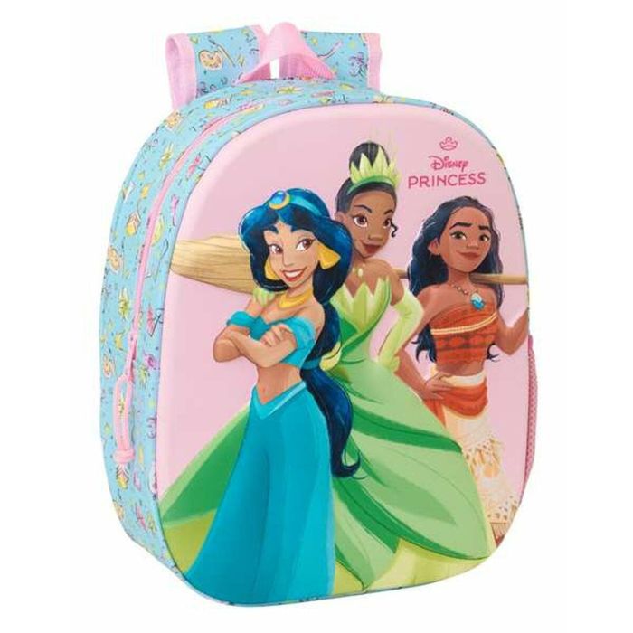 Safta Mochila 3D Princesas Disney 3D 27x33x10 cm 3