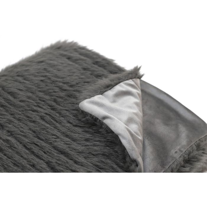 Manta Sofa Urban DKD Home Decor Gris 170 x 130 cm (2 Unidades) 2 Manta Sofa Urban DKD Home Decor Gris 170 x 130 cm (2 Unidades) 2
