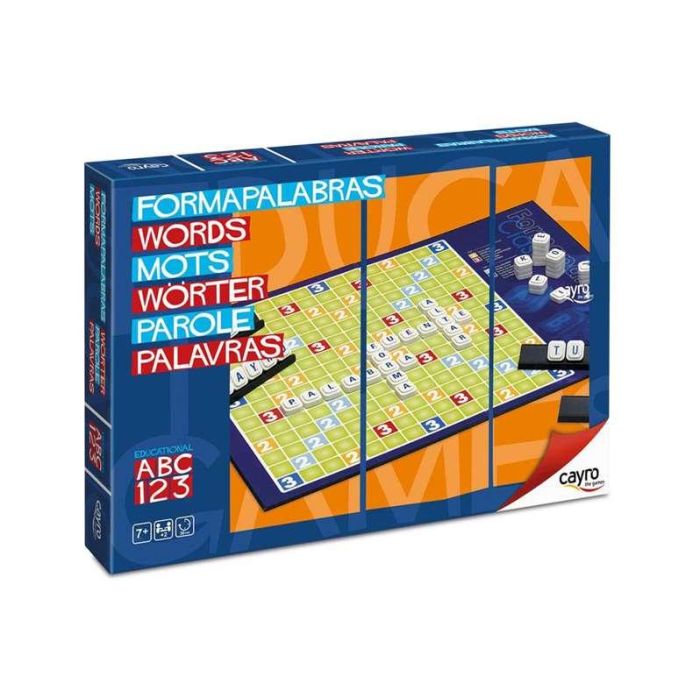 CAYRO Formapalabras Classic Juego de Mesa para 2-4 Jugadores, Razonamiento, Vocabulario, Lectoescritura, +7 Años 0 CAYRO Formapalabras Classic Juego de Mesa para 2-4 Jugadores, Razonamiento, Vocabulario, Lectoescritura, +7 Años 0