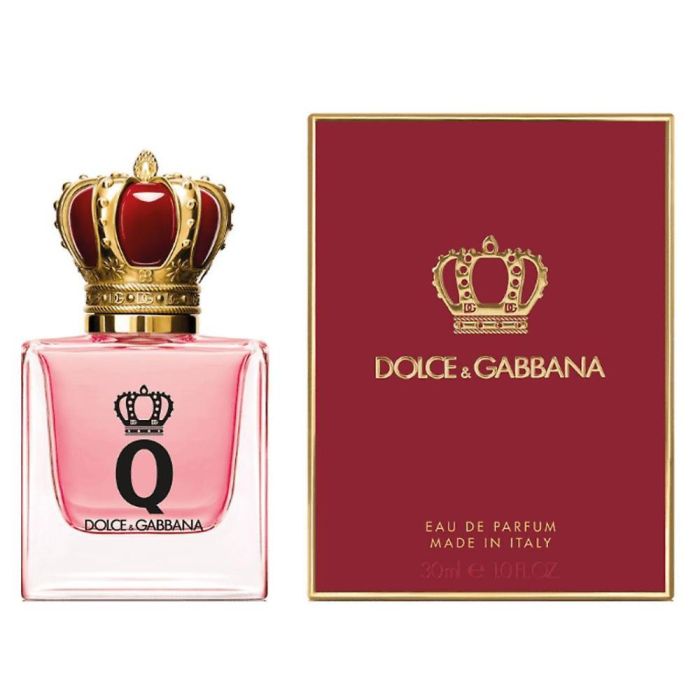 Dolce&Gabbana Q Eau de Parfum 30ml Vaporizador - Perfume Floral Afrutado Amaderado con Cereza y Limón de Sicilia, Frasco Rosa
