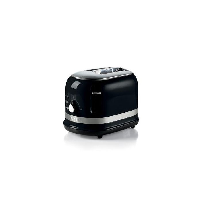 Ariete 149/02 Tostador Moderna 2 Ranuras, Negro, con Pinzas y Función de Expulsión Automática 2 Ariete 149/02 Tostador Moderna 2 Ranuras, Negro, con Pinzas y Función de Expulsión Automática 2