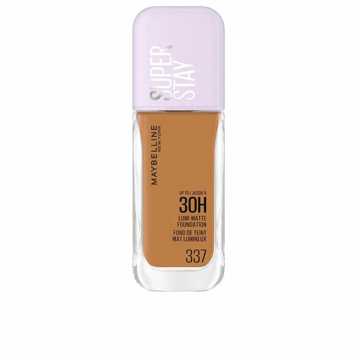 Maybelline SUPERSTAY LUMI MATTE base de maquillaje #337 30 ml - Acabado mate luminoso, larga duración Maybelline SUPERSTAY LUMI MATTE base de maquillaje #337 30 ml - Acabado mate luminoso, larga duración