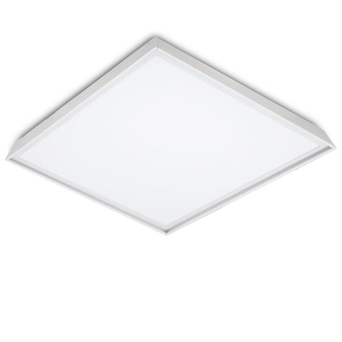 Panel LED Slim 40W 4500Lm 6000K 60x60cm Kit de Superficie Aluminio Blanco Ultra Fino 40.000h HO-KITPAN60X60-40W-CW Panel LED Slim 40W 4500Lm 6000K 60x60cm Kit de Superficie Aluminio Blanco Ultra Fino 40.000h HO-KITPAN60X60-40W-CW