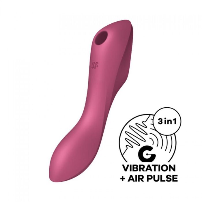 Vibrador Doble Estimulación Satisfyer CURVY TRINITY 3 Vibrador Doble Estimulación Satisfyer CURVY TRINITY 3