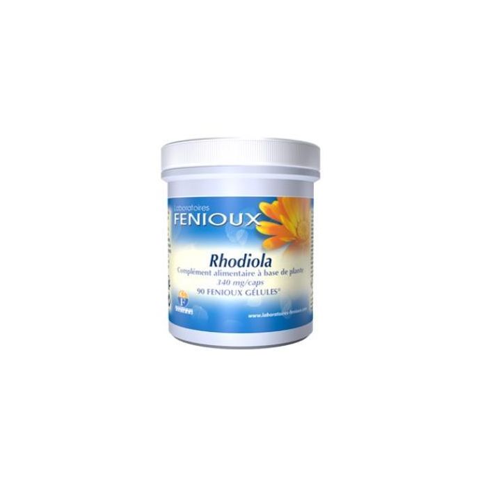 FENIOUX Rhodiola 340mg 90 cápsulas para Estrés y Rendimiento Físico - Protege y Fortalece Resistencia