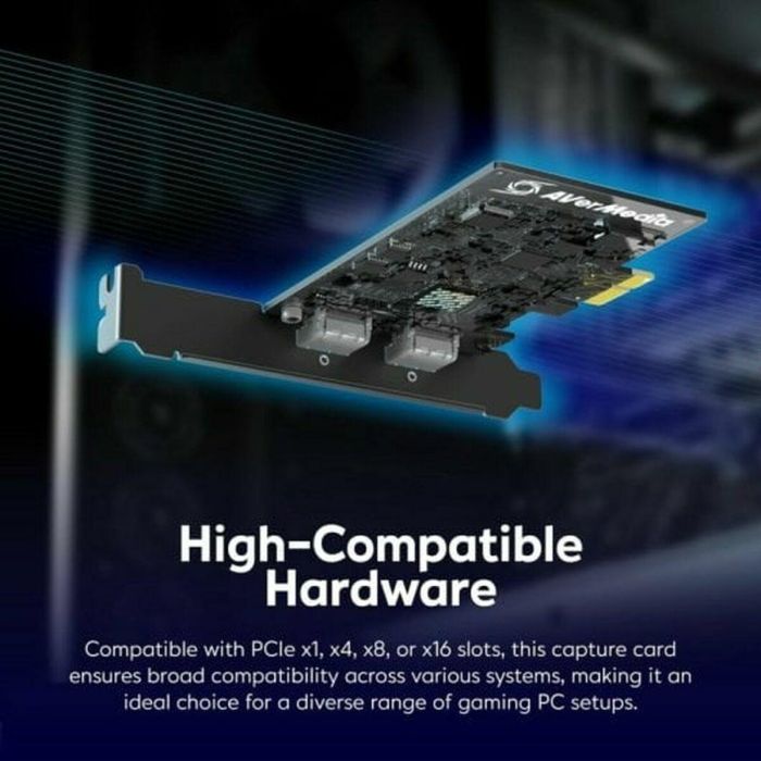 Avermedia GC571 Tarjeta de Adquisición Ultra HD 4K60 Pass-Through VRR 2 Avermedia GC571 Tarjeta de Adquisición Ultra HD 4K60 Pass-Through VRR 2