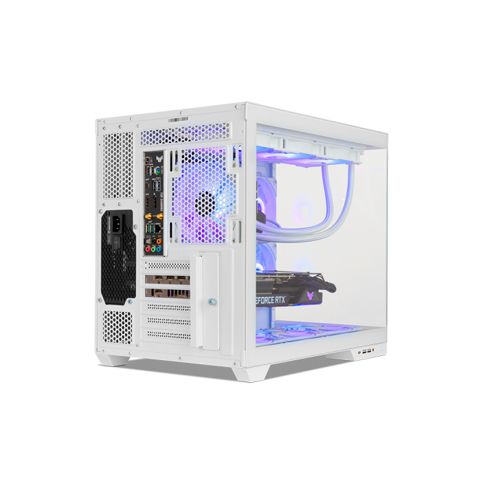 NOX HUMMER ASTRA NEO Caja PC Blanca Frameless USB 3.0 Type-C 6