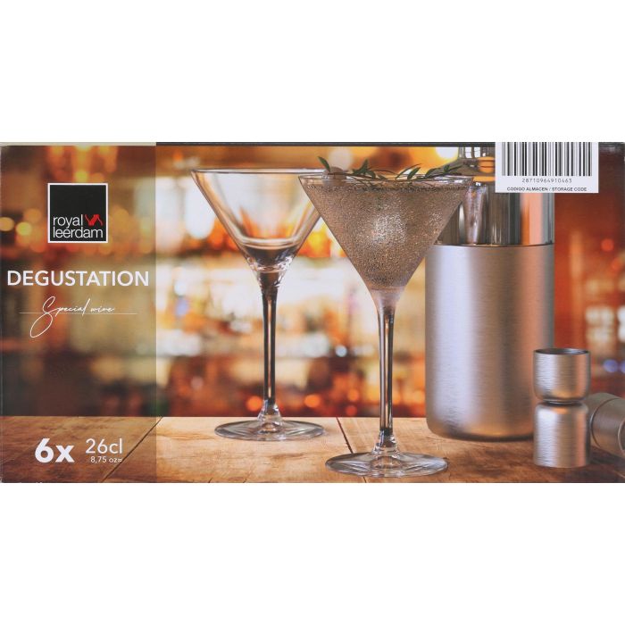 Set de 6 Copas para Cóctel Degustation 26 cl - Royal Leerdam 1 Set de 6 Copas para Cóctel Degustation 26 cl - Royal Leerdam 1