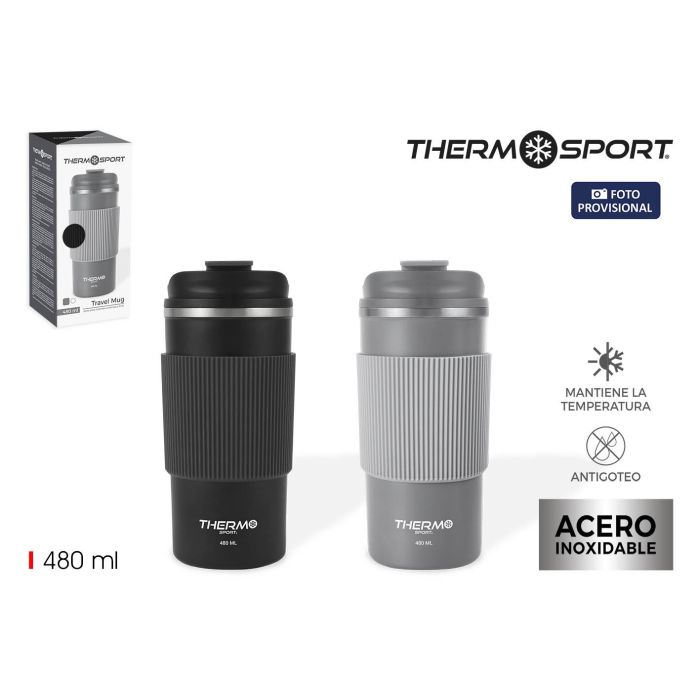 Taza de viaje Prx acero inoxidable 480 ml - Inde (9 Unidades) Taza de viaje Prx acero inoxidable 480 ml - Inde (9 Unidades)