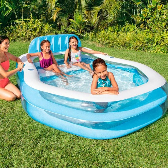 Piscina Hinchable Intex Azul 530 l 229 x 135 x 191 cm (2 Unidades) 5