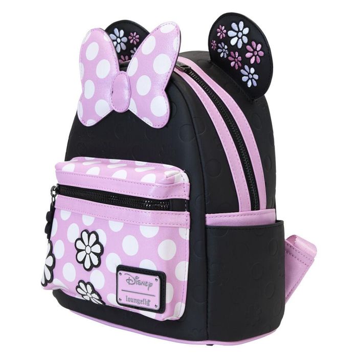Mochila Floral Rock the Dots Minnie Disney Loungefly 6 Mochila Floral Rock the Dots Minnie Disney Loungefly 6