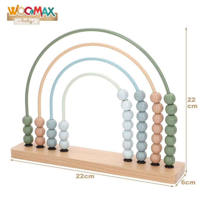 Juego de Madera Woomax 22 x 22 x 6 cm (2 Unidades) 3