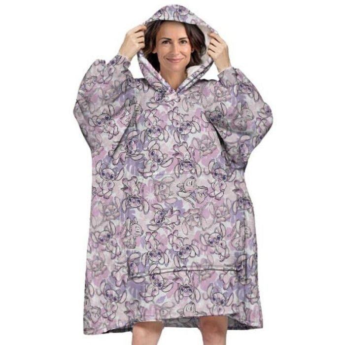 Bata sudadera oversize Angel Stitch Disney adulto 1 Bata sudadera oversize Angel Stitch Disney adulto 1